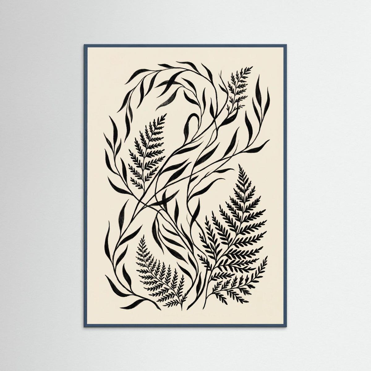Teal Wood Shadow Flora