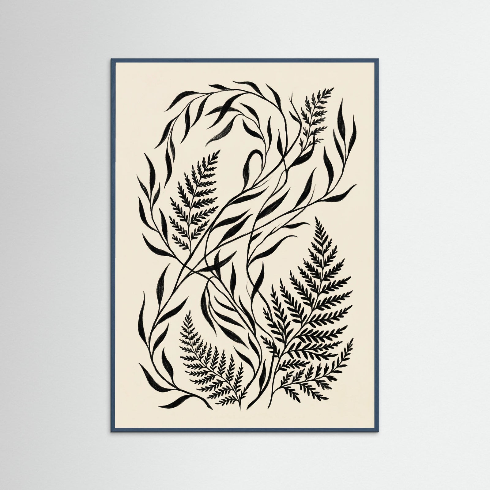 Teal Wood Shadow Flora