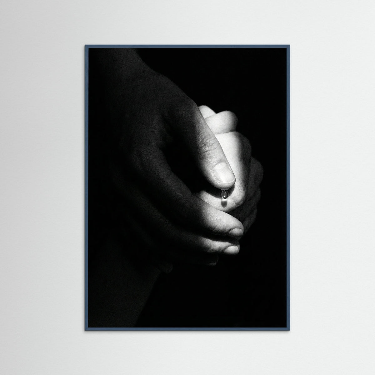 Teal Wood Shadowed Embers