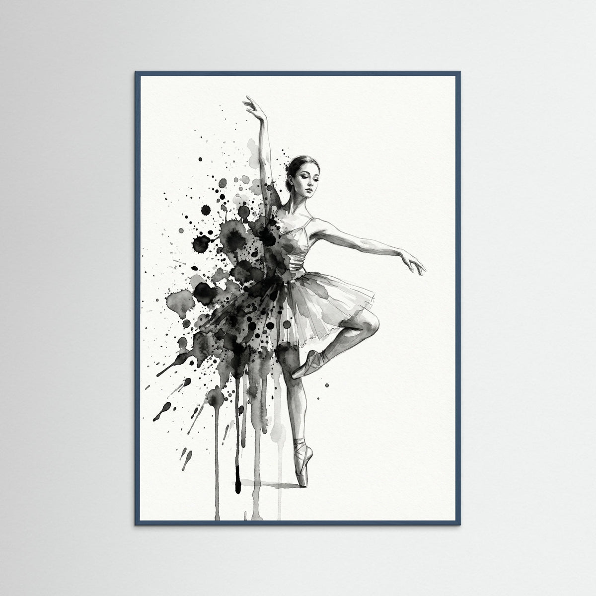 Teal Wood Shadowed Profile