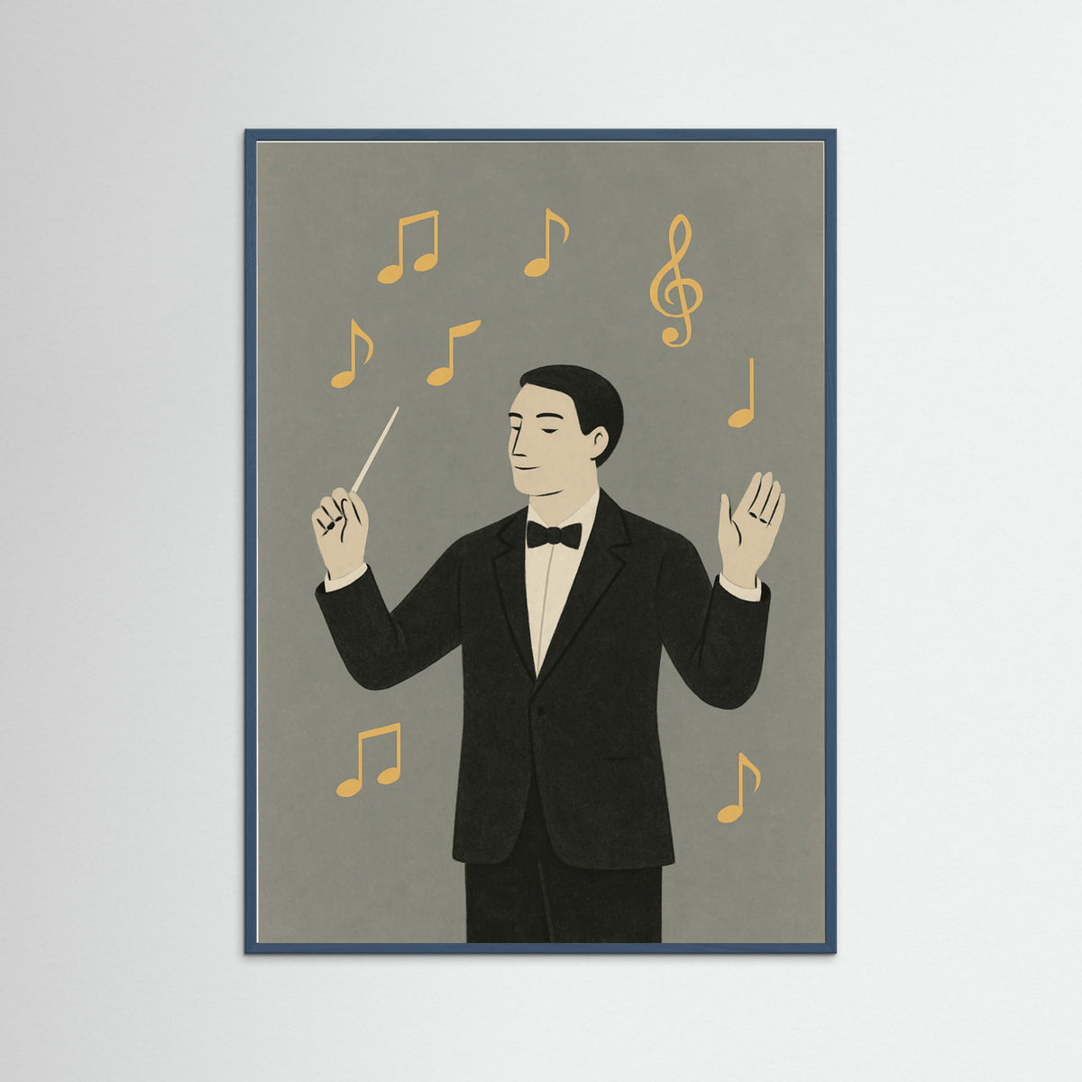 Teal Wood Silent Conductor