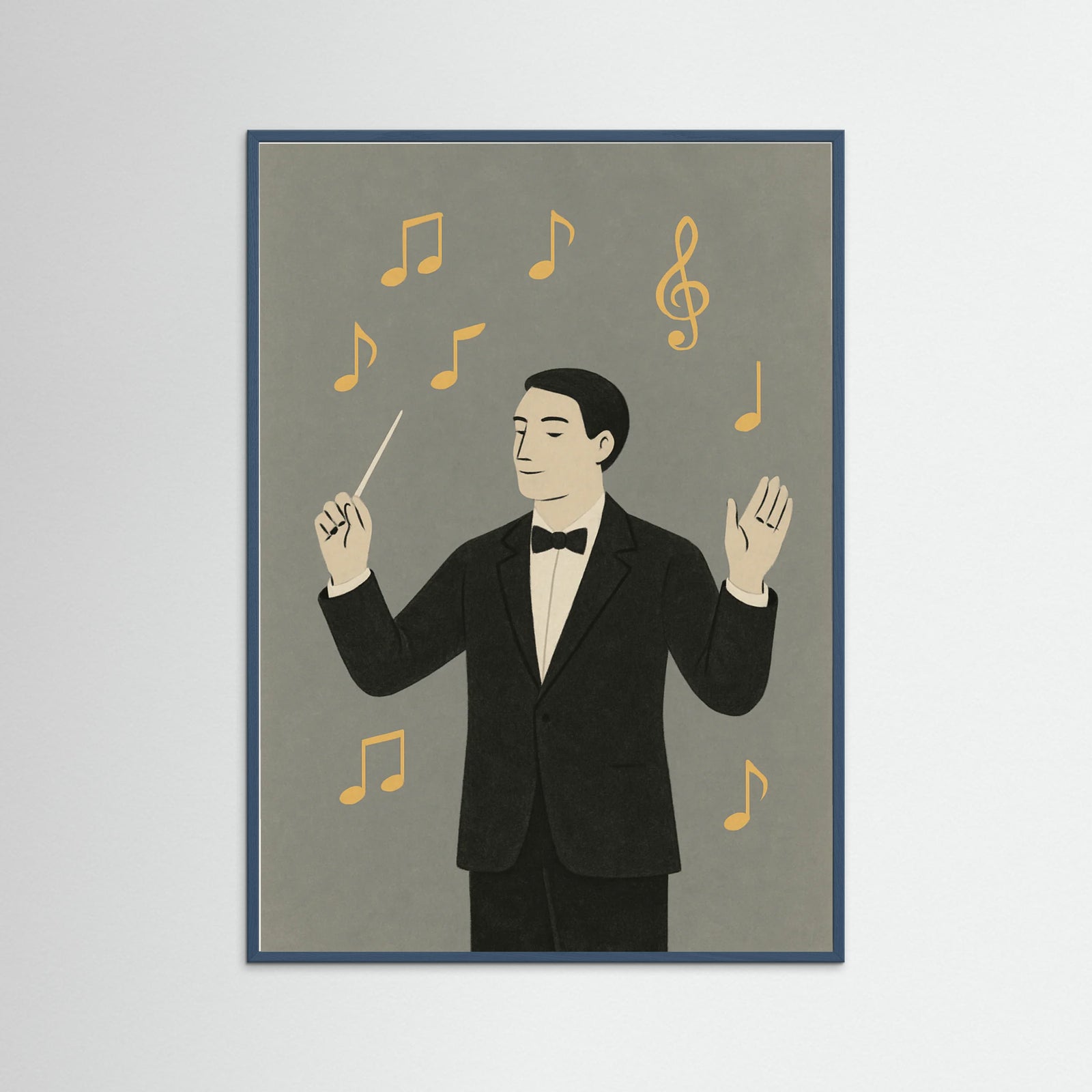 Teal Wood Silent Conductor