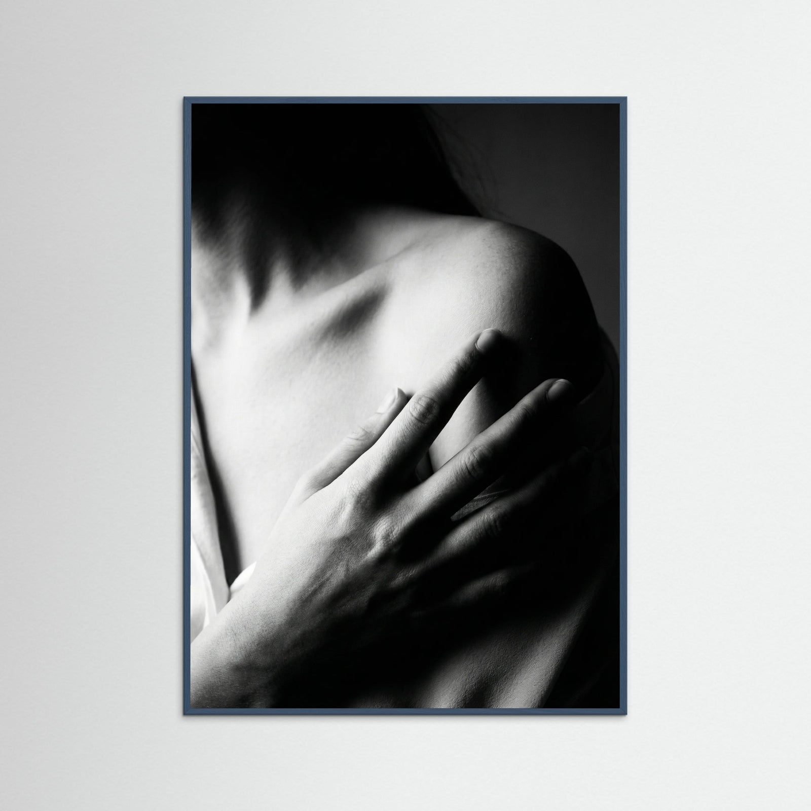 Teal Wood Silent Gaze