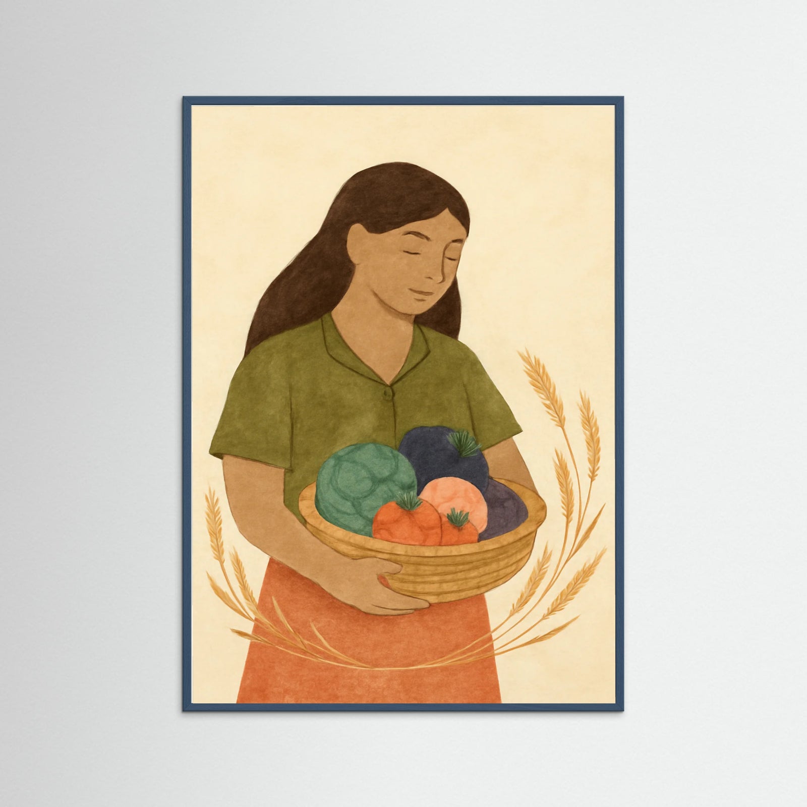 Teal Wood Silent Harvest