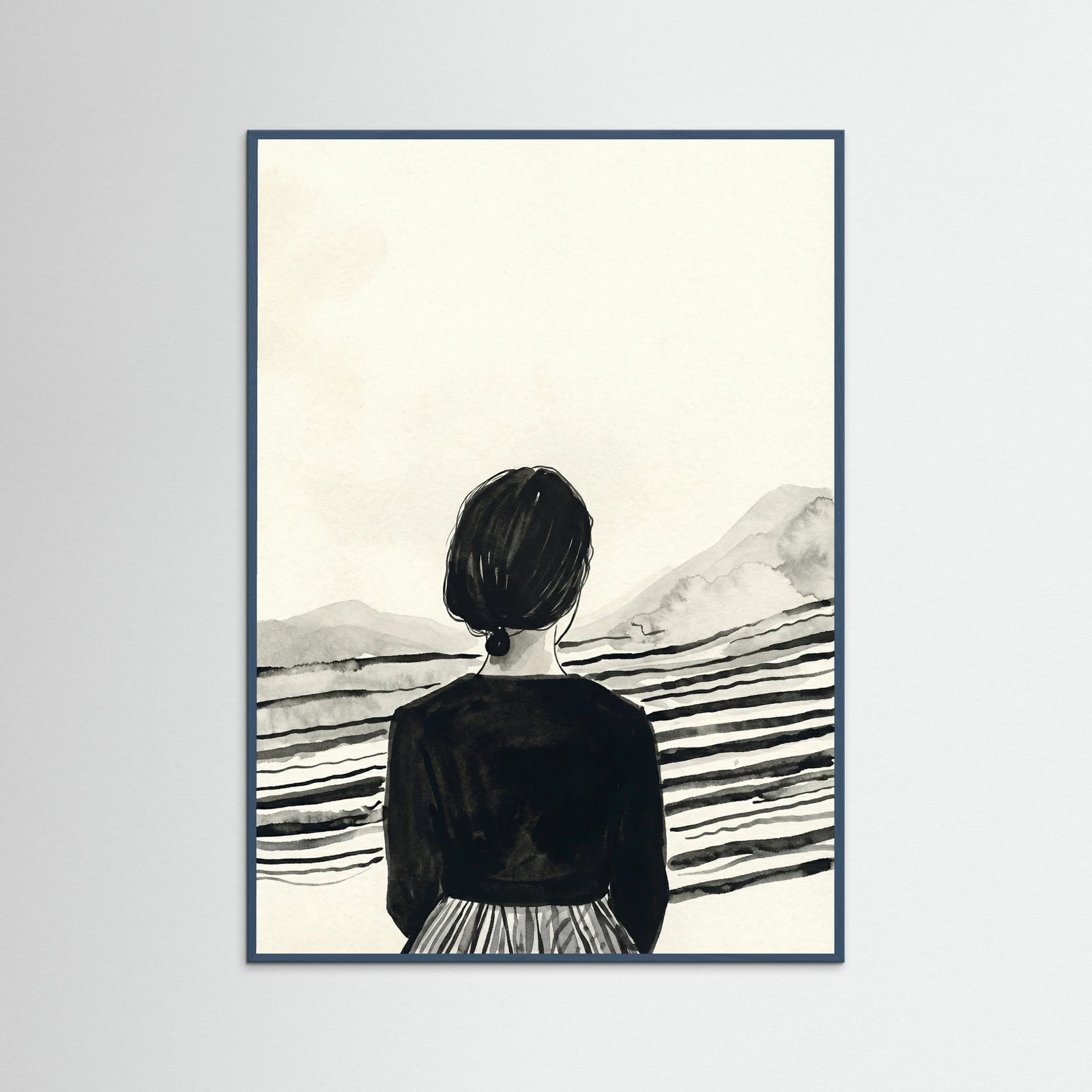 Teal Wood Silent Reflection