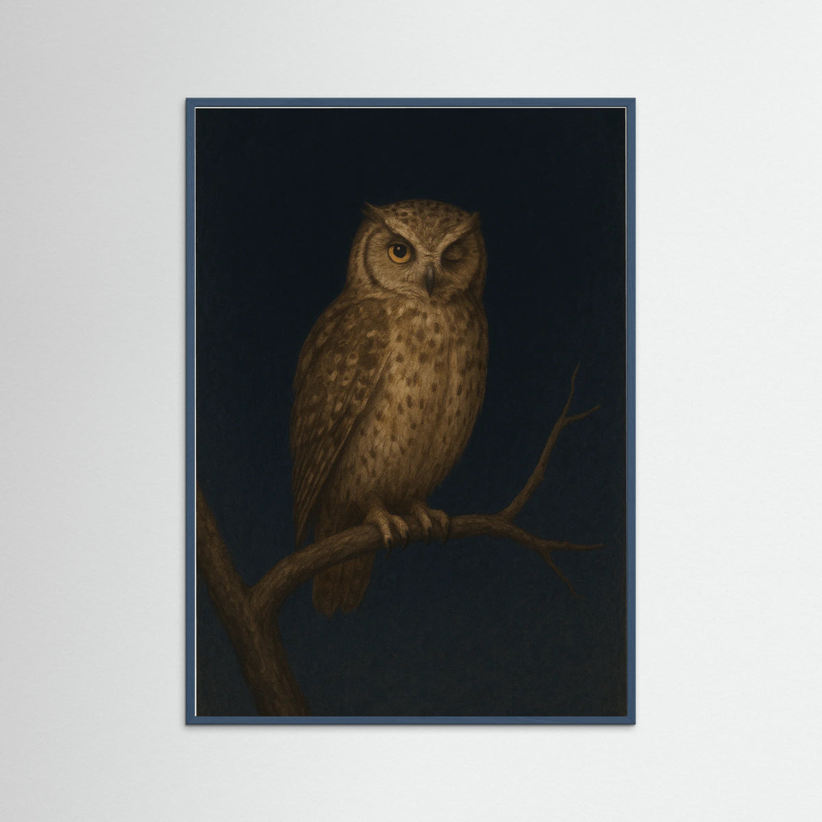 Teal Wood Silent Watcher