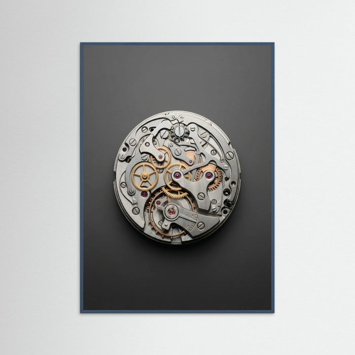 Teal Wood Silver Icon Overhead