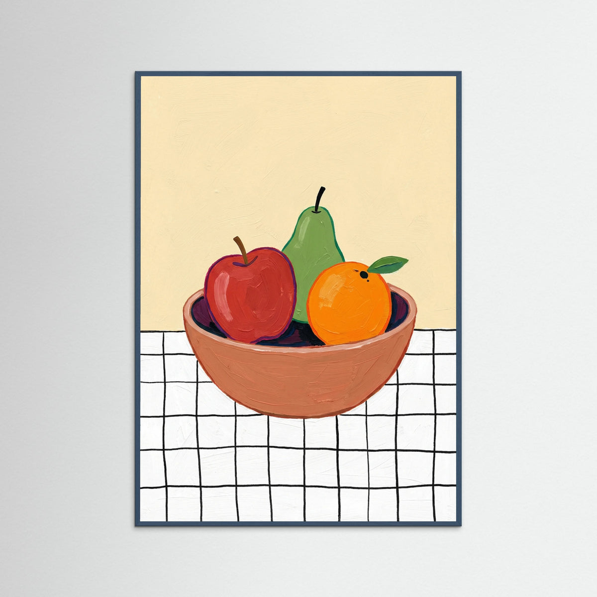 Teal Wood Simple Bloom