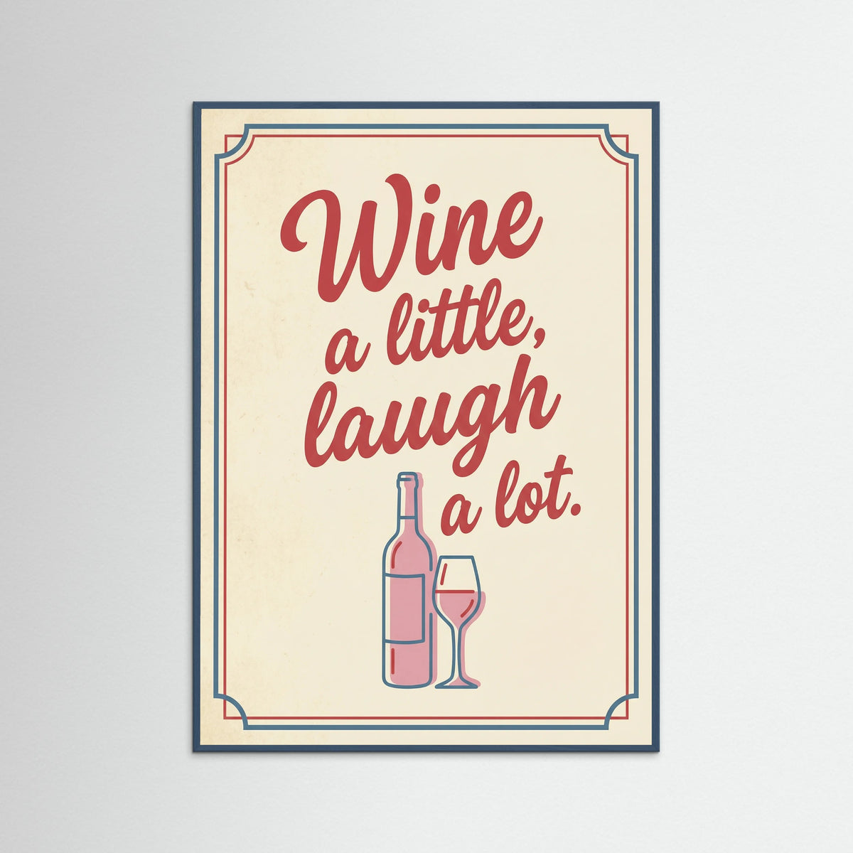 Teal Wood Sip Happens Check