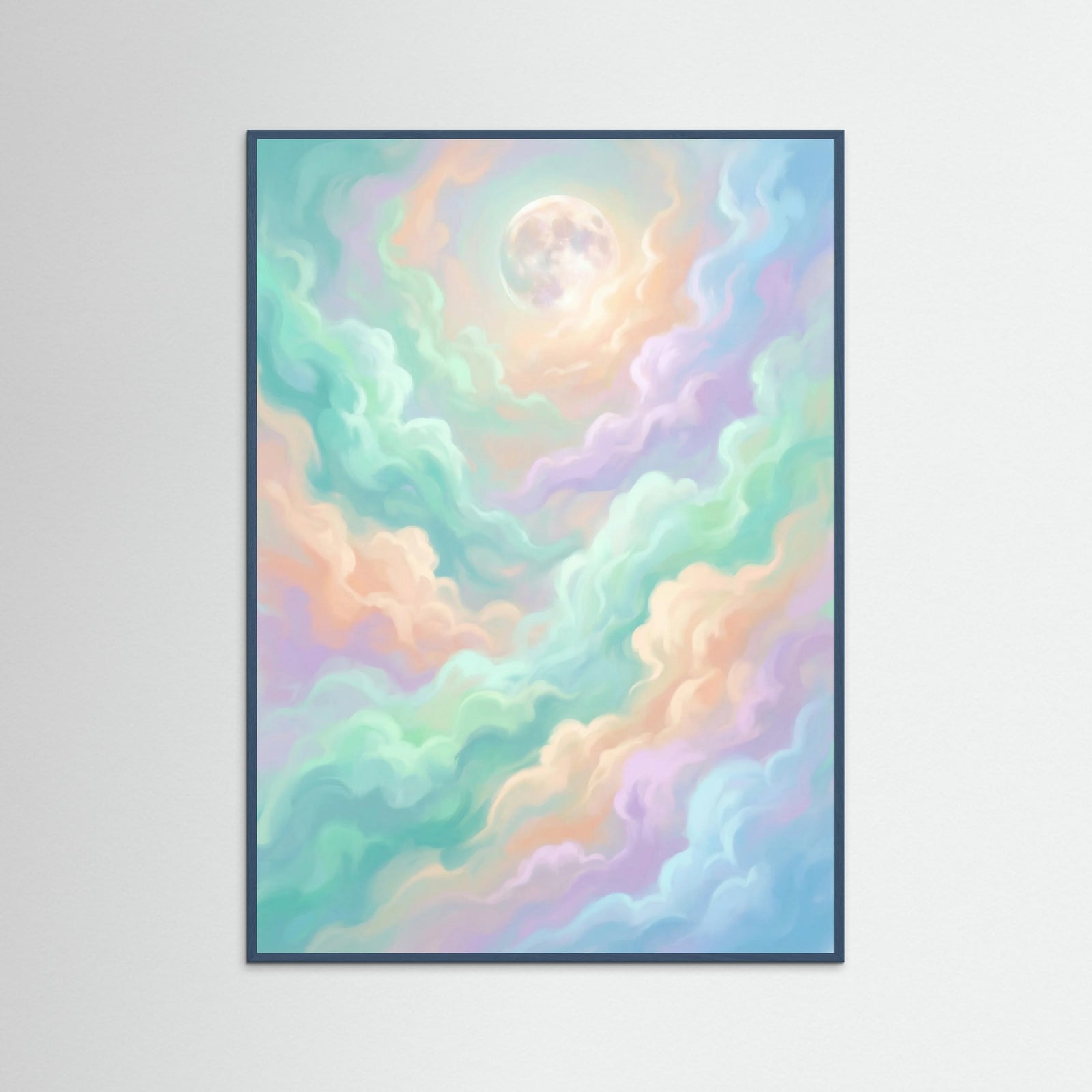 Teal Wood Sky Whispers