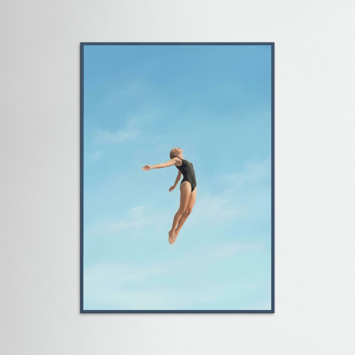 Teal Wood Skyward Dive