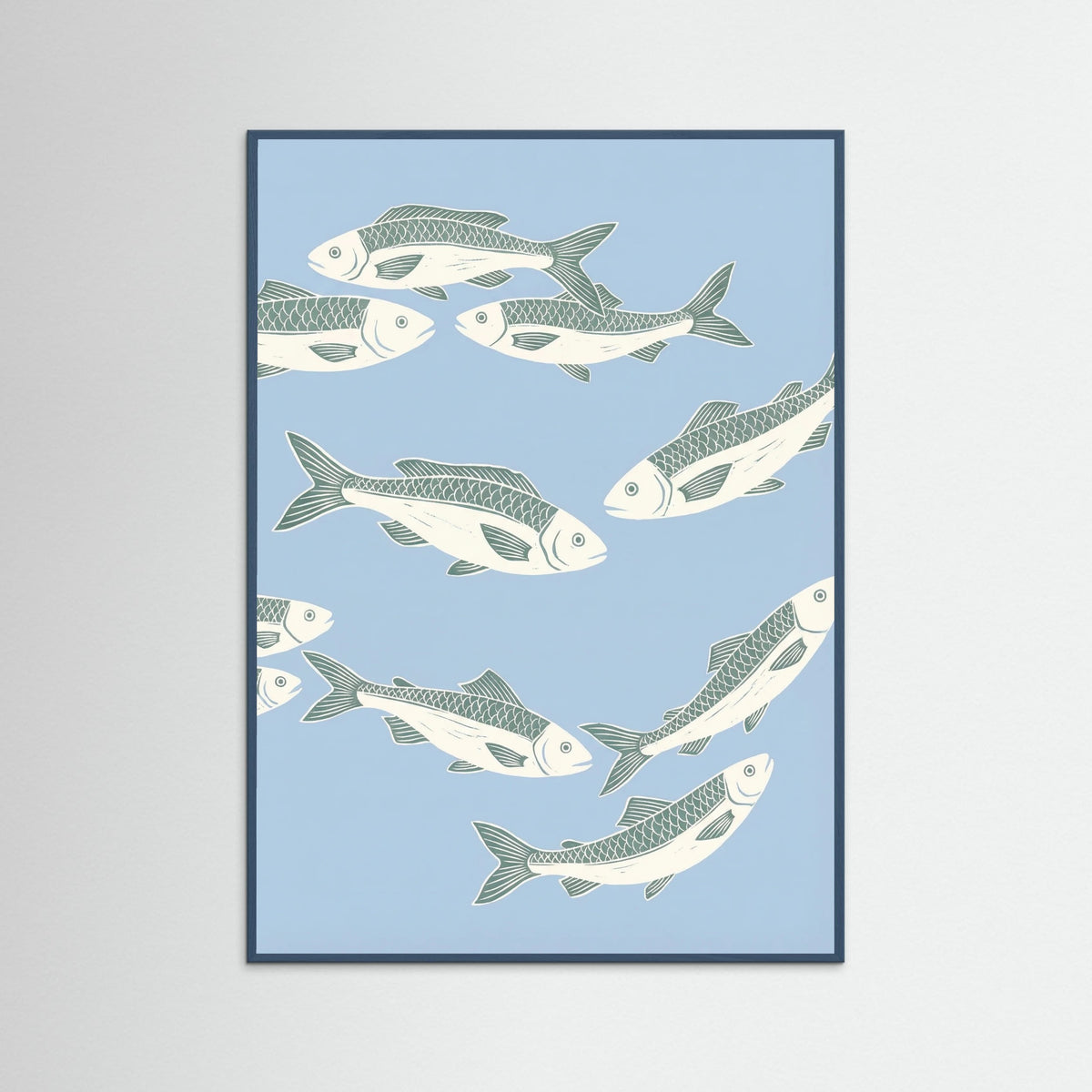 Teal Wood Skyward Flight