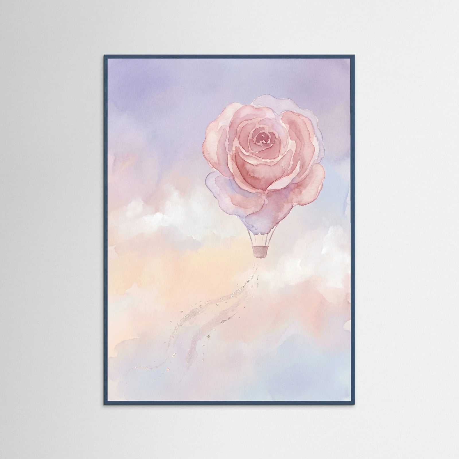 Teal Wood Skyward Love