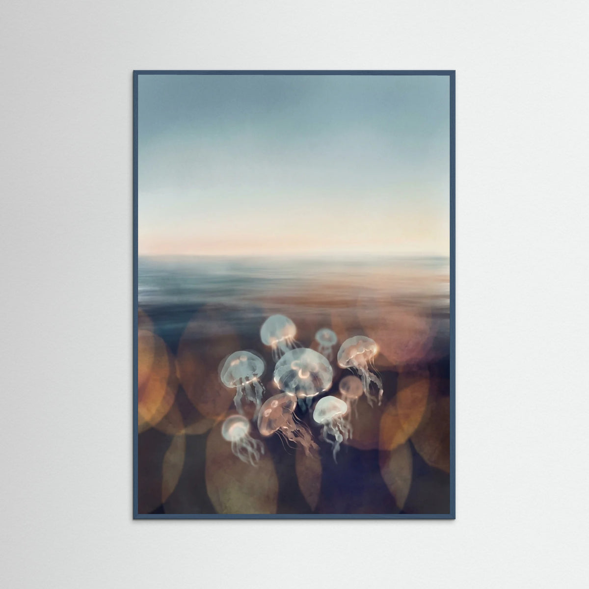 Teal Wood Skyward Whispers