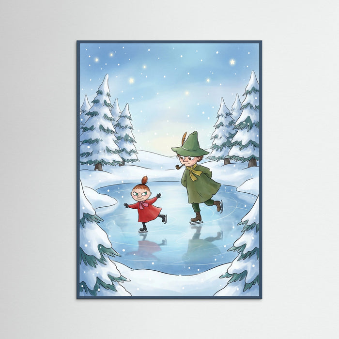 Teal Wood Snowy Moomin Encounter