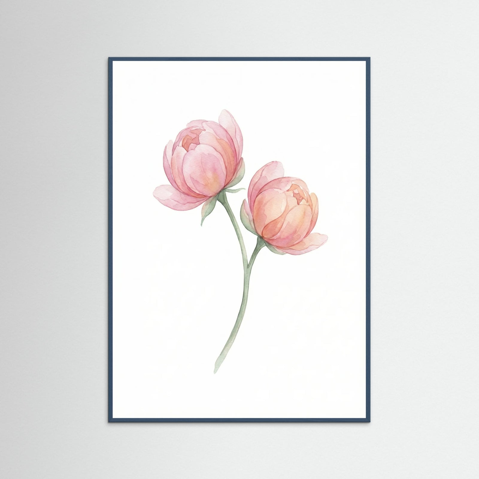 Teal Wood Soft Petal Bloom