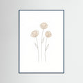 Teal Wood Soft Petal Sketch