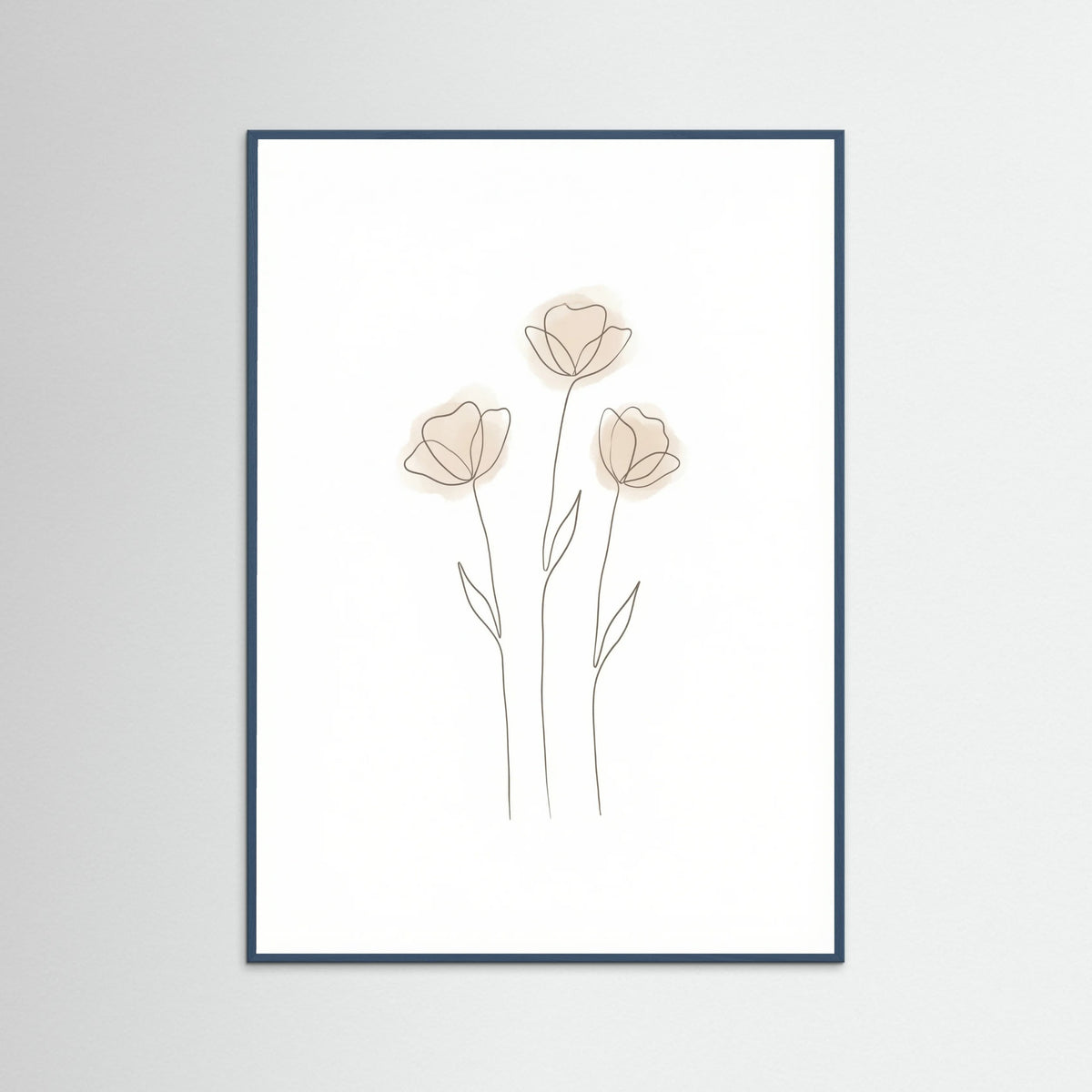Teal Wood Soft Petal Sketch