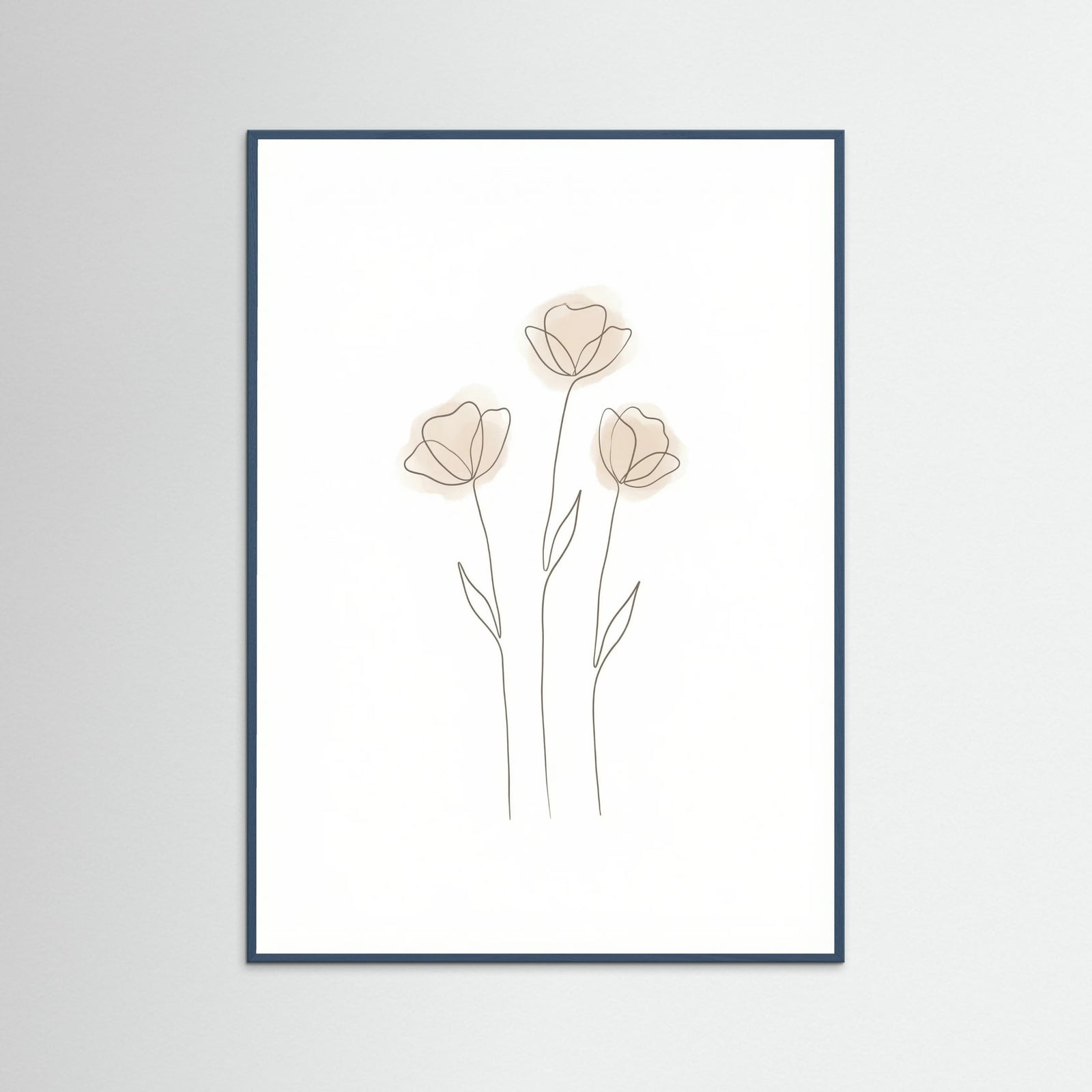 Teal Wood Soft Petal Sketch