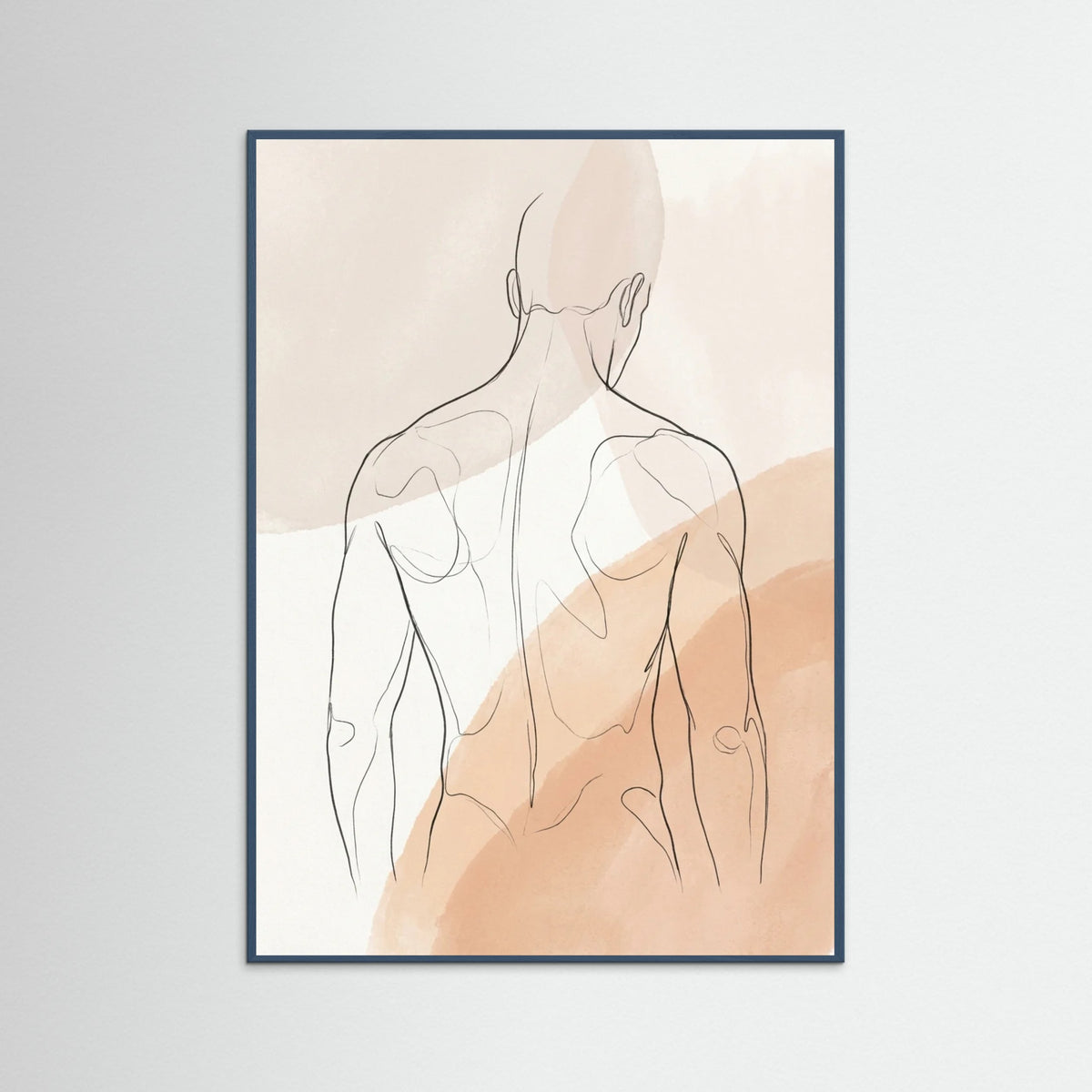 Teal Wood Soft Silhouette