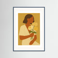 Teal Wood Soft frame