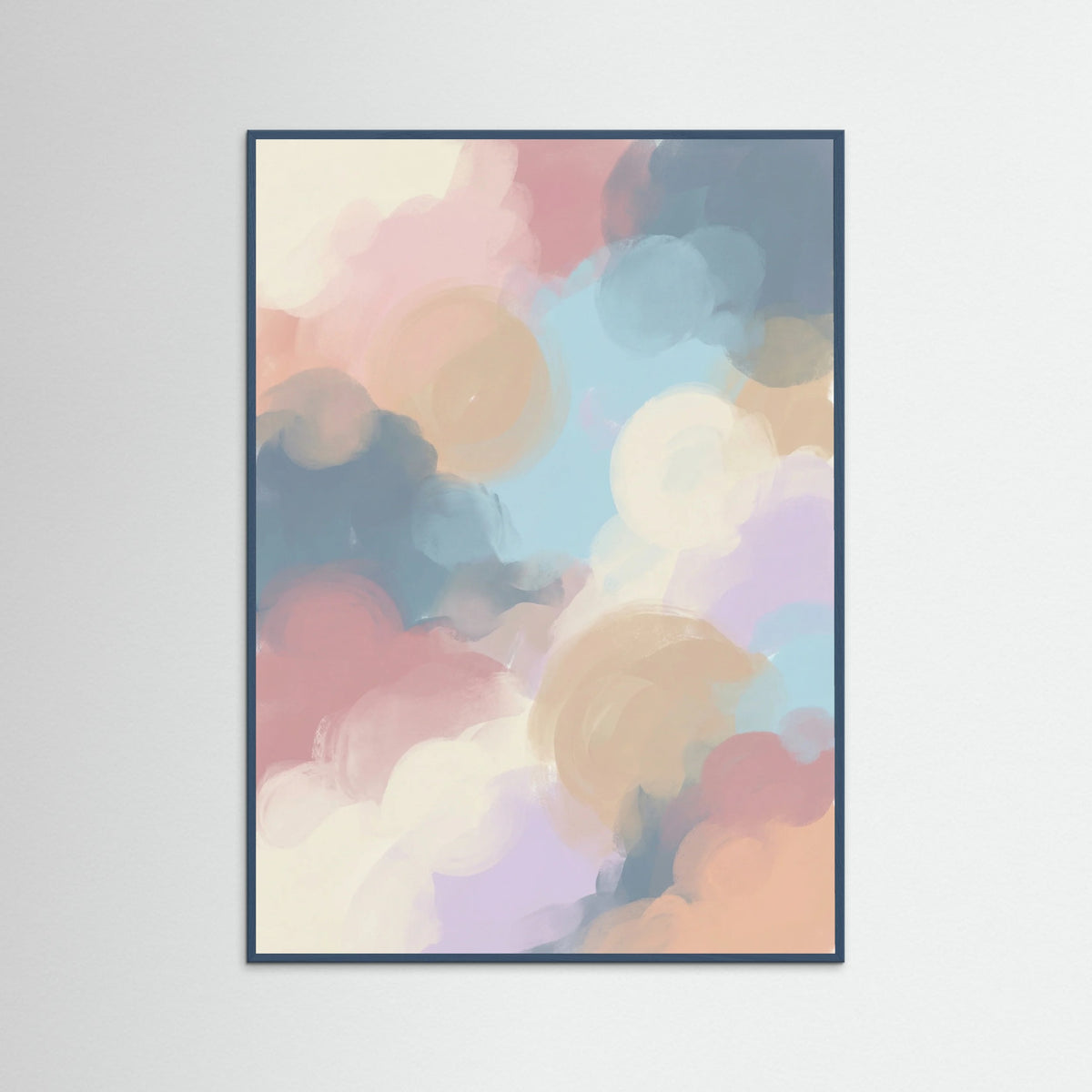 Teal Wood Softened Abstractions