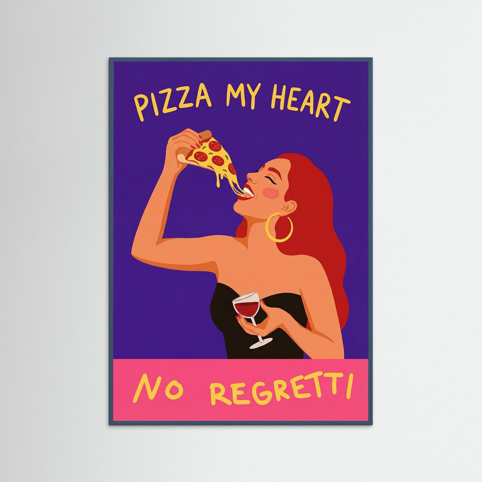 Teal Wood Spaghetti Joy