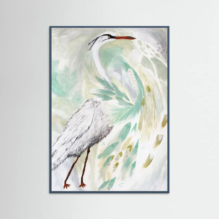 Spring Egret Poster – poster och konsttryck
