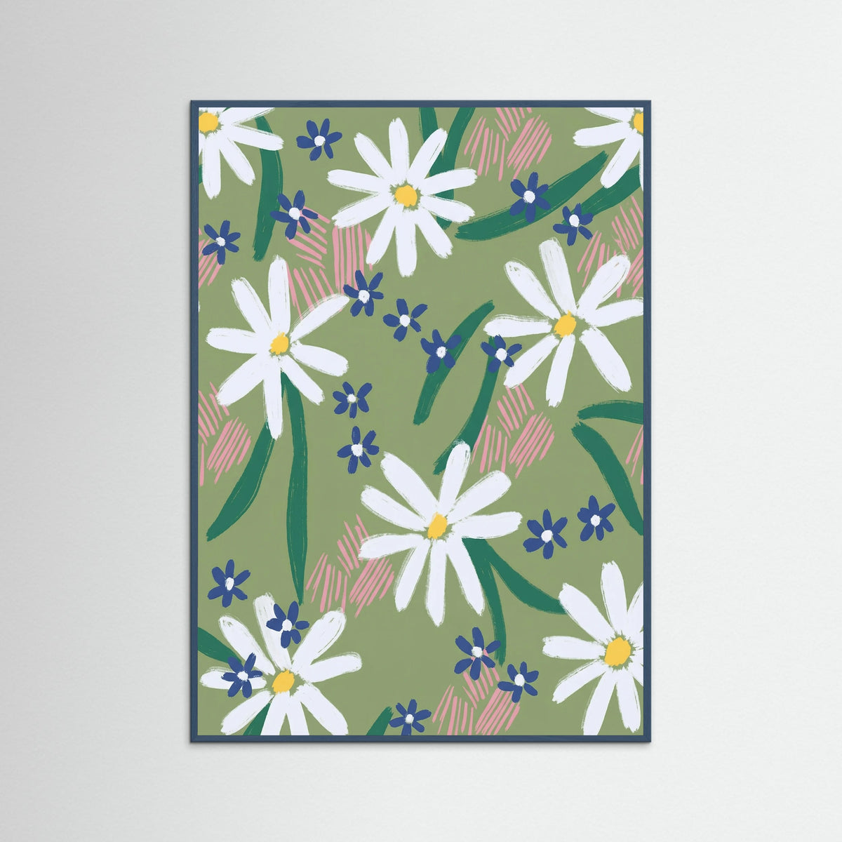 Teal Wood Spring Meadow Flora