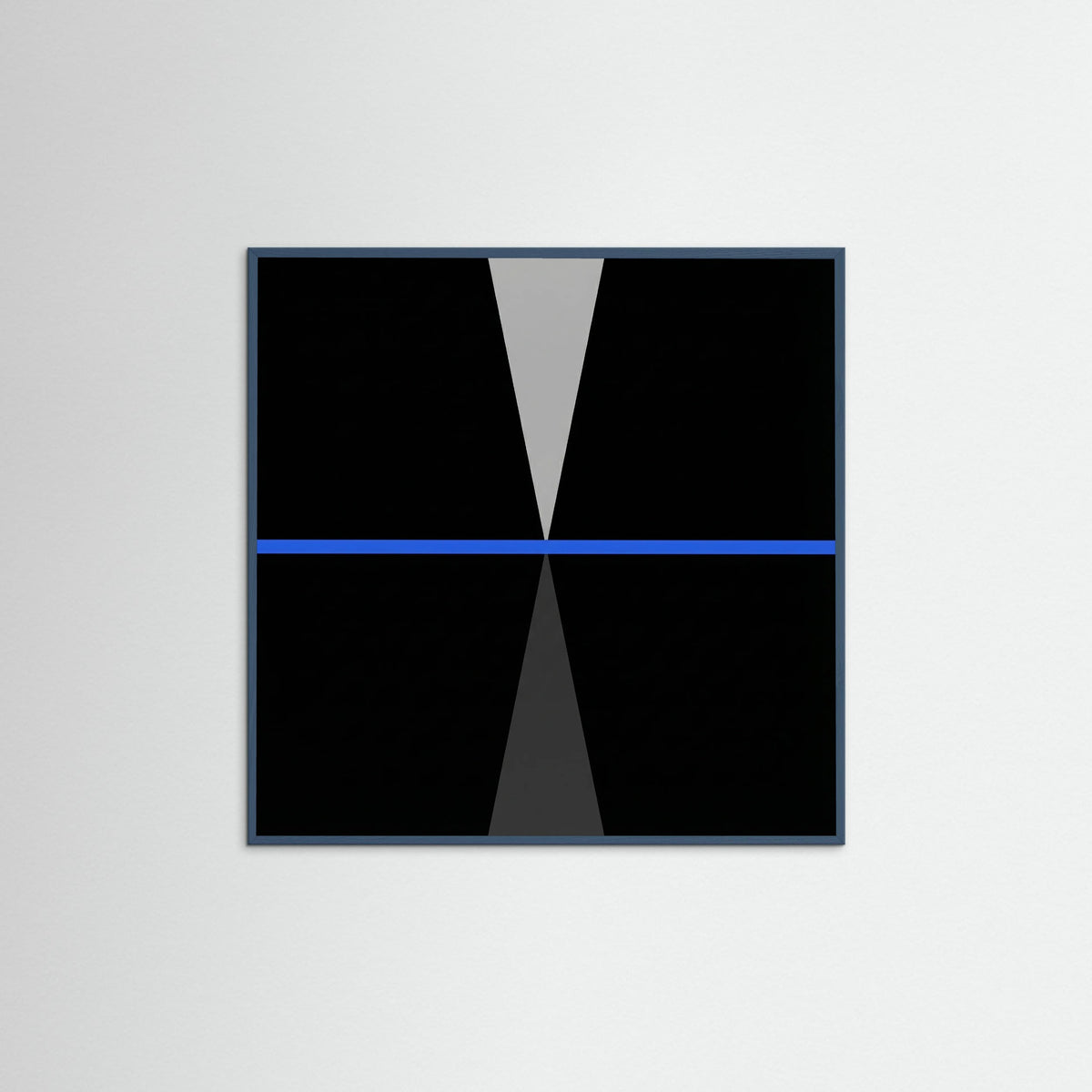 Teal Wood Square Blue Aperture