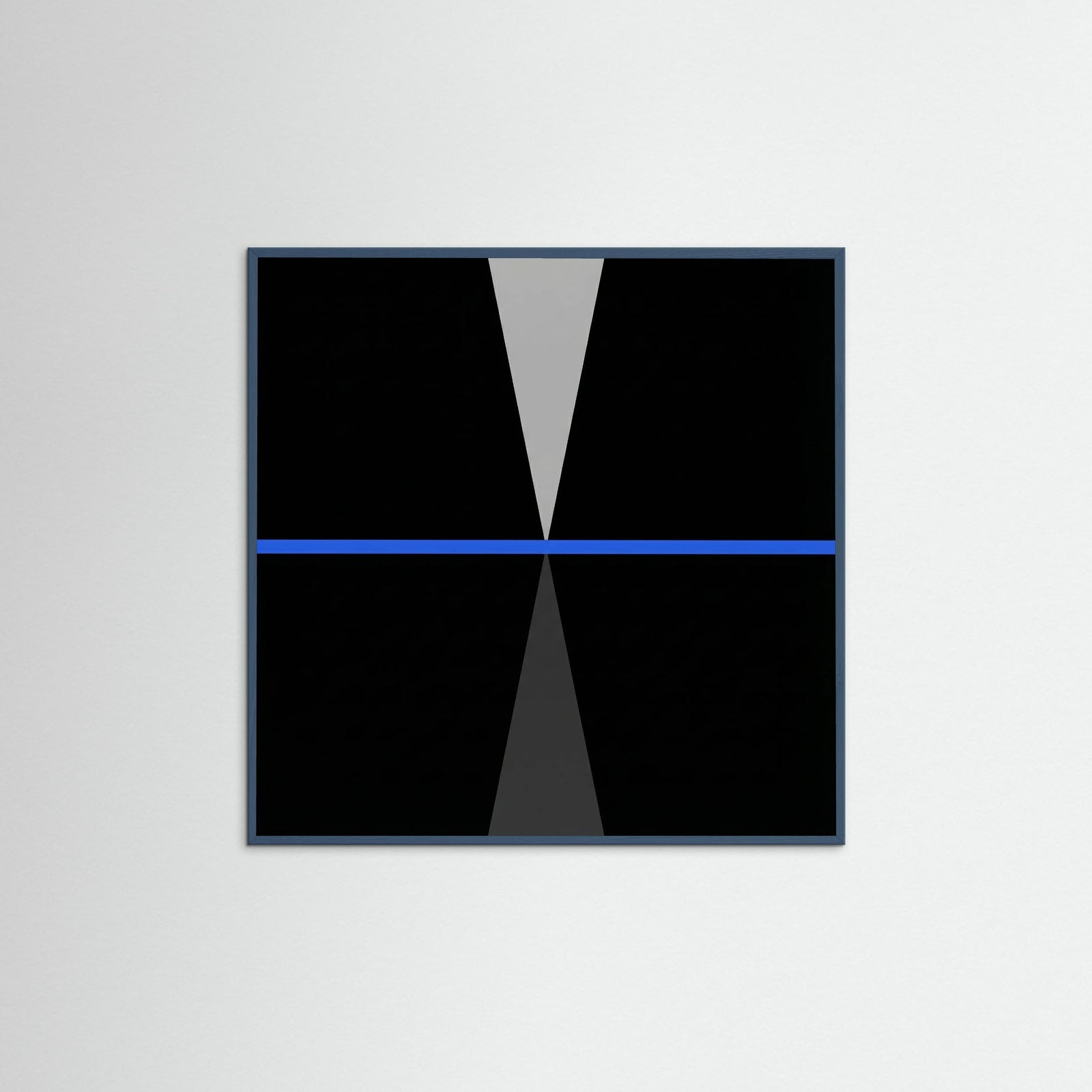 Teal Wood Square Blue Aperture