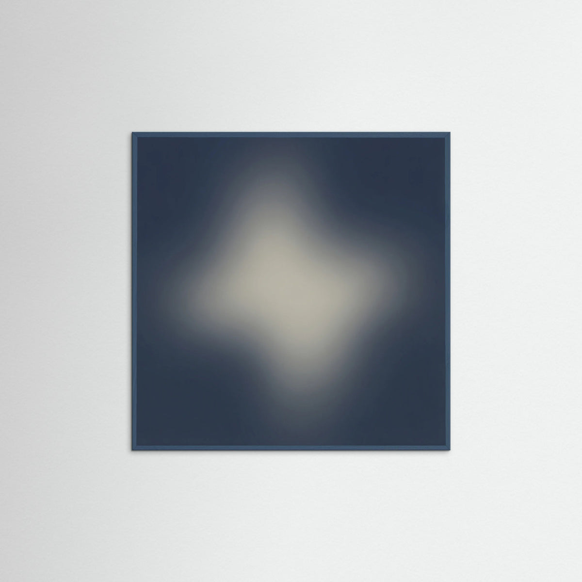 Teal Wood Square Ethereal Blur