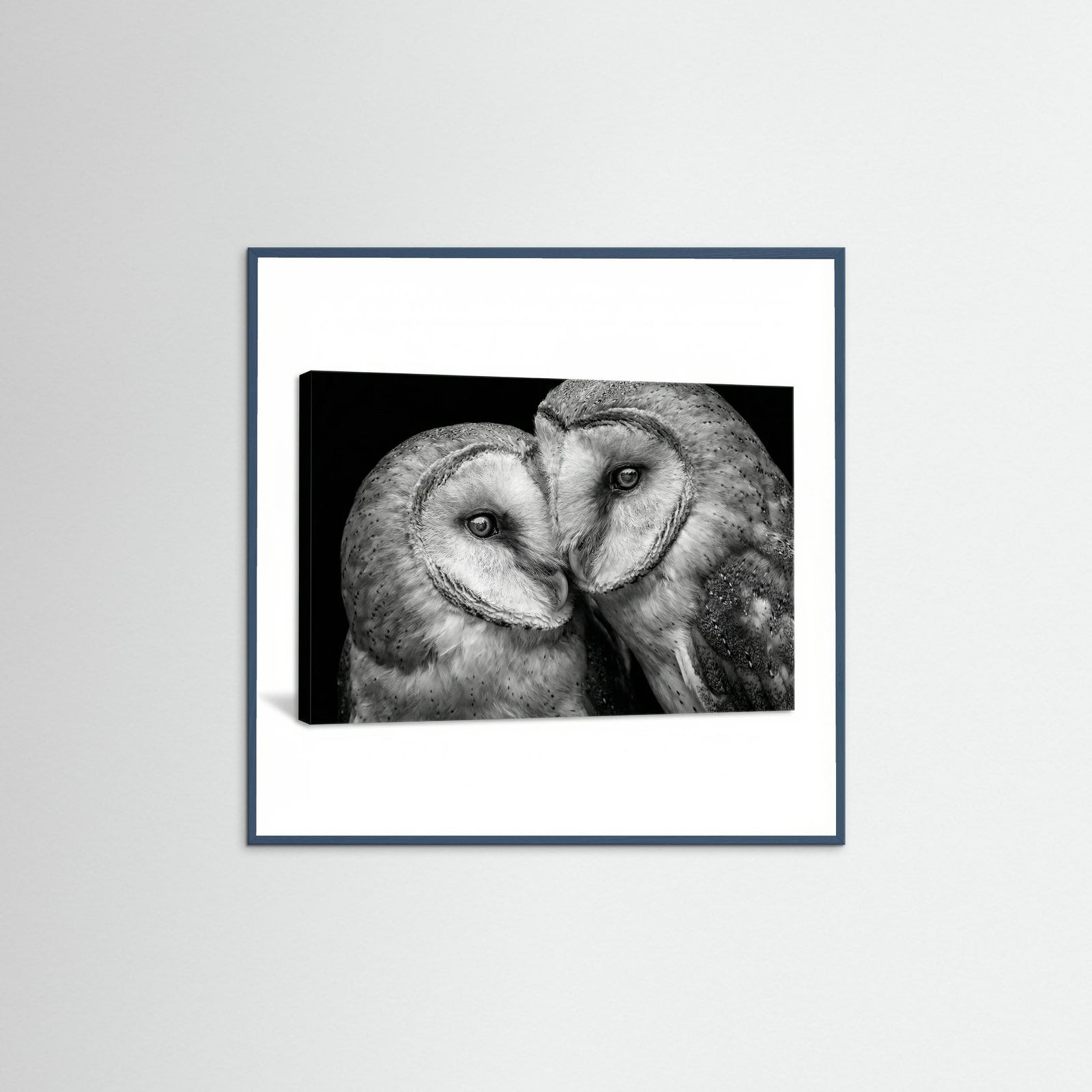 Teal Wood Square Feathered Connection