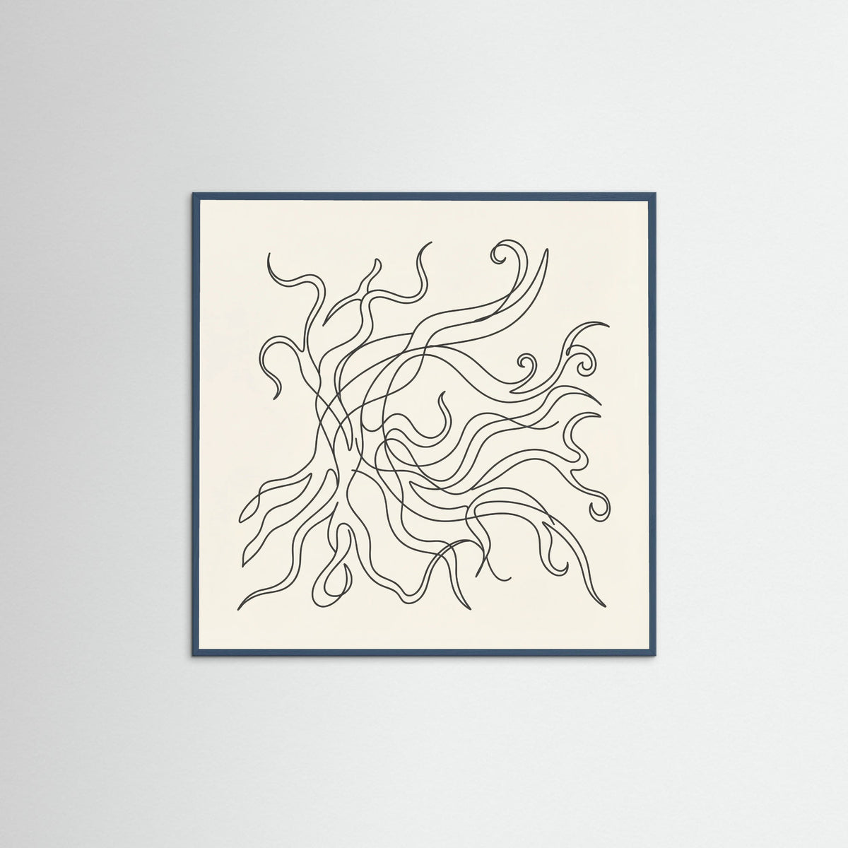 Teal Wood Square Fluid Gestures