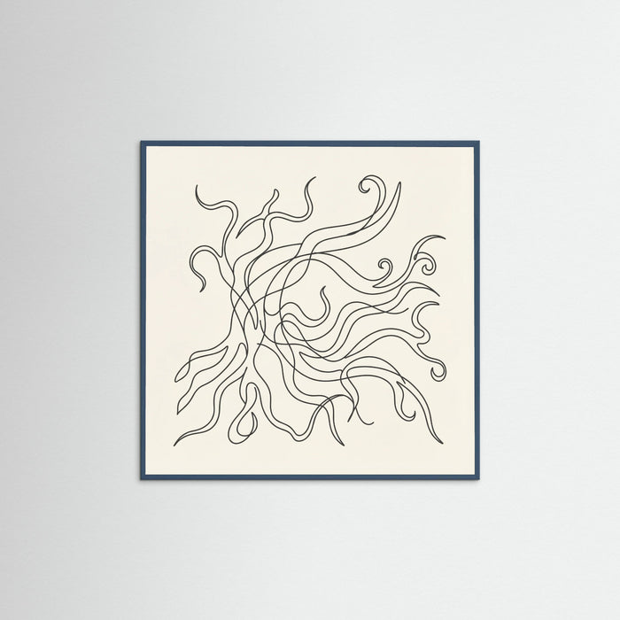 Teal Wood Square Fluid Gestures