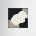 Teal Wood Square Form Balance