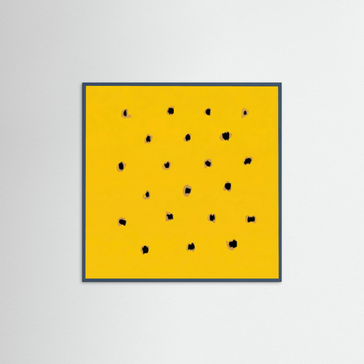 Teal Wood Square Golden Speckles