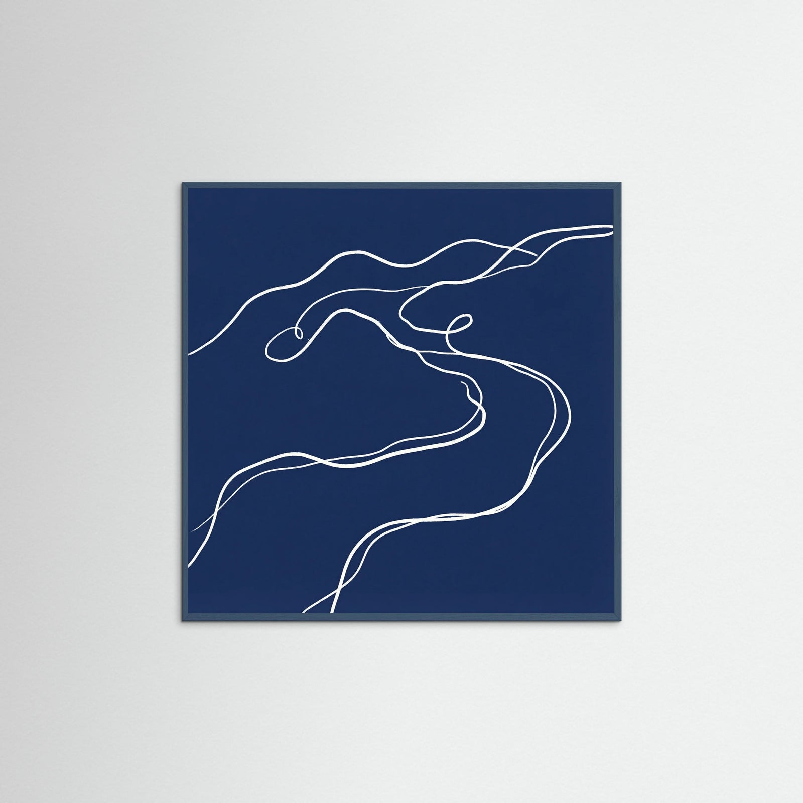 Teal Wood Square Indigo Form