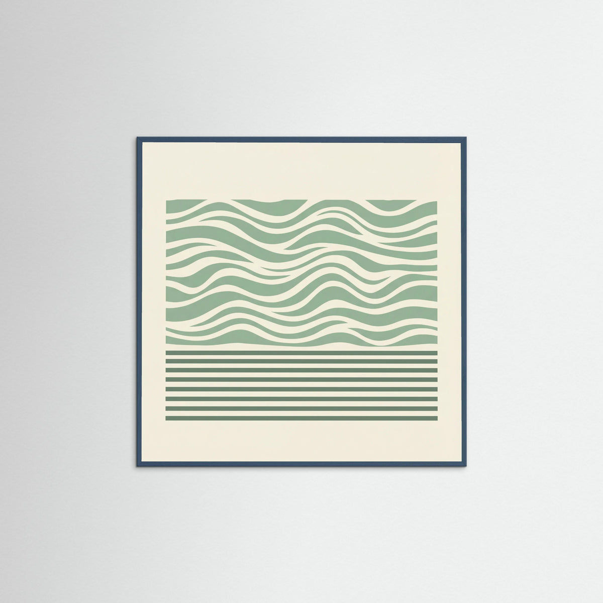 Teal Wood Square Lavender Dualism