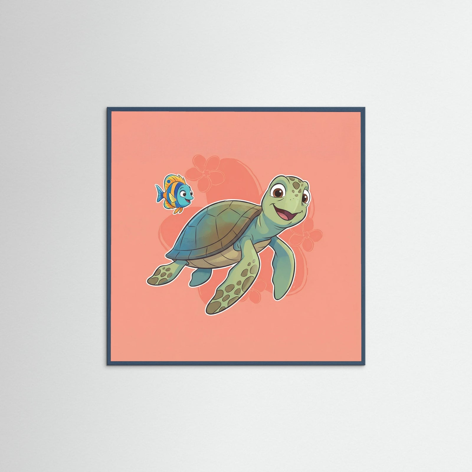 Teal Wood Square Moana Companions