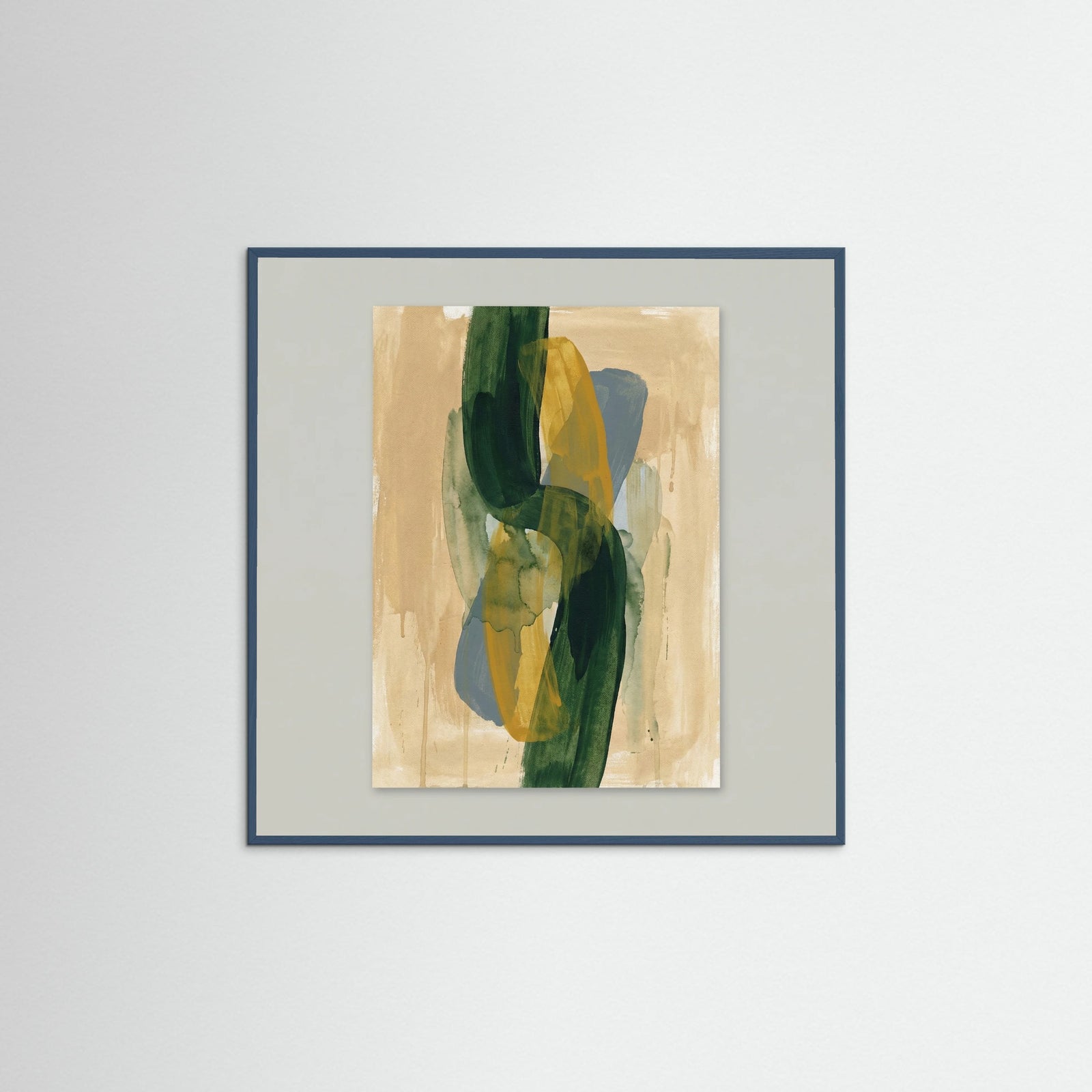 Teal Wood Square Organic Balance