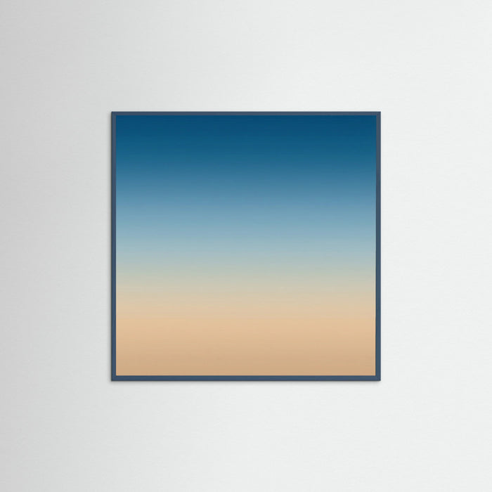 Teal Wood Square Pink Horizon