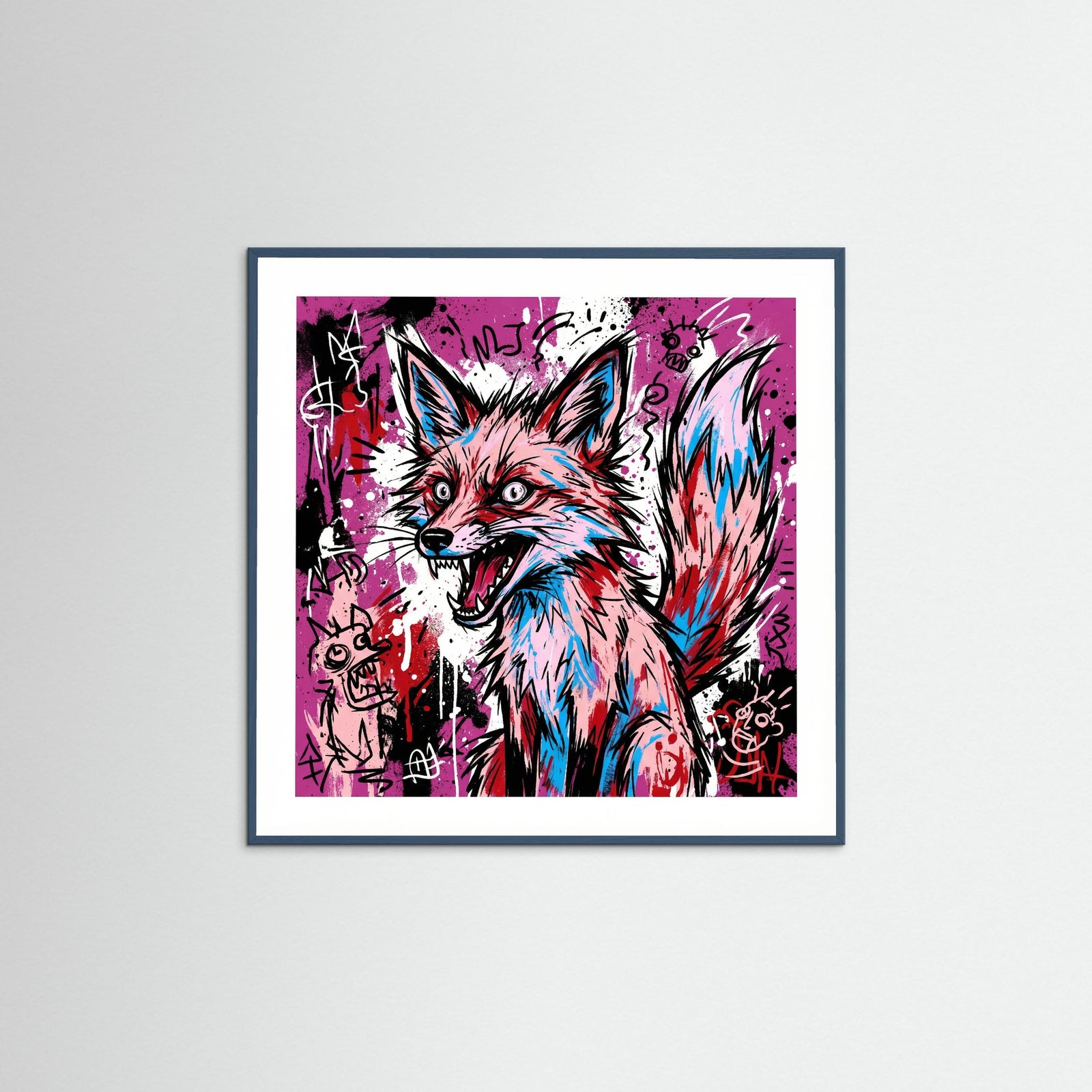 Teal Wood Square Primal Chaos