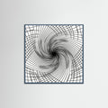 Teal Wood Square Rhythmic Grids