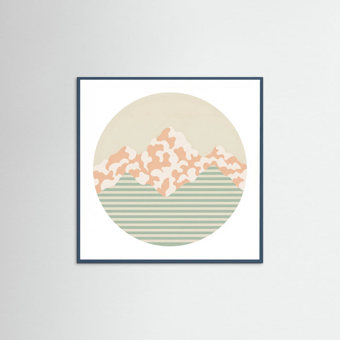 Teal Wood Square Soft Patterns