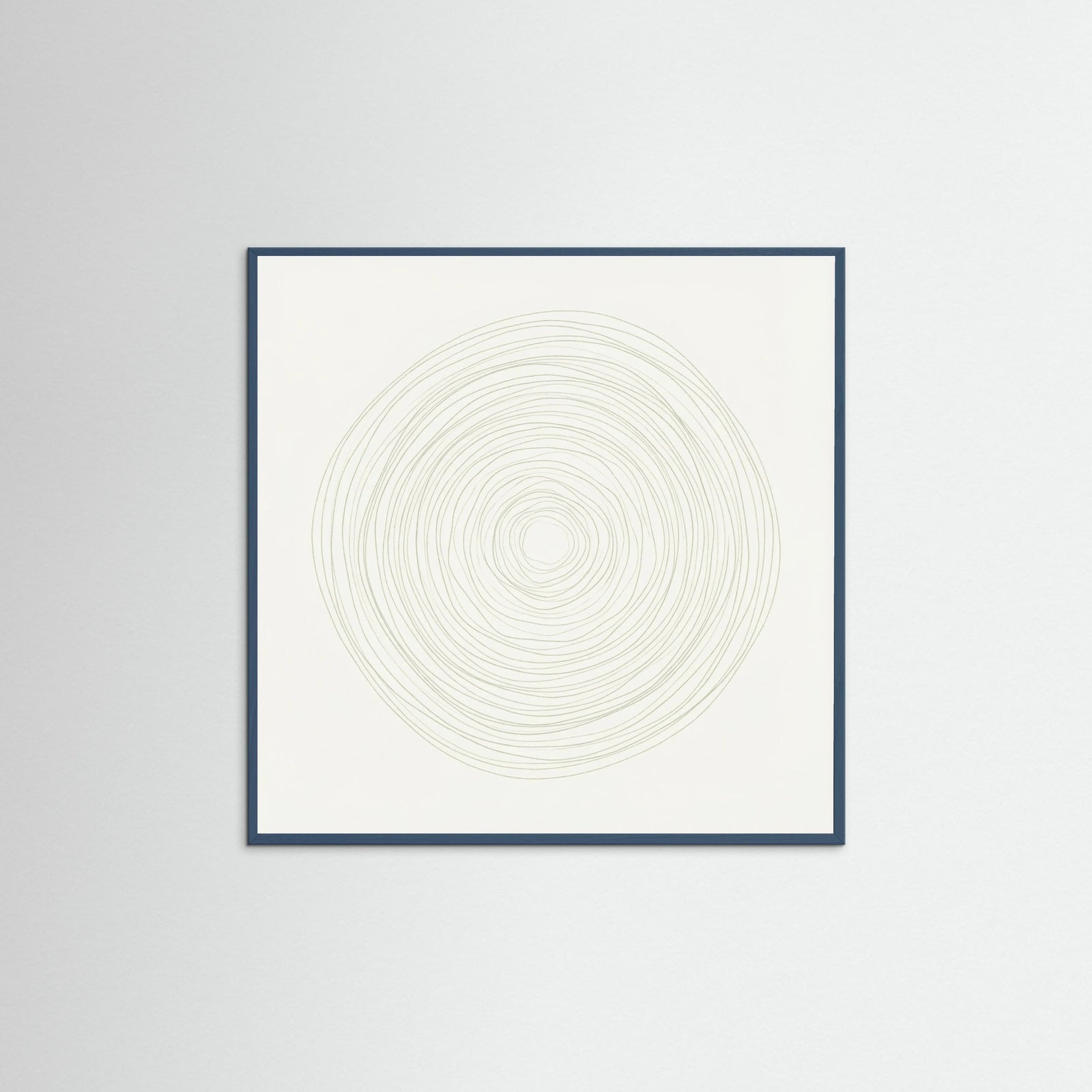 Teal Wood Square Subtle Rhythm