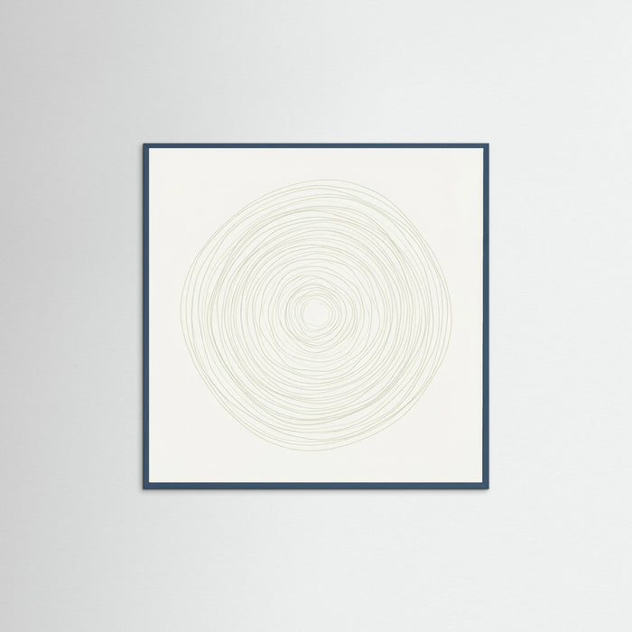 Teal Wood Square Subtle Rhythm