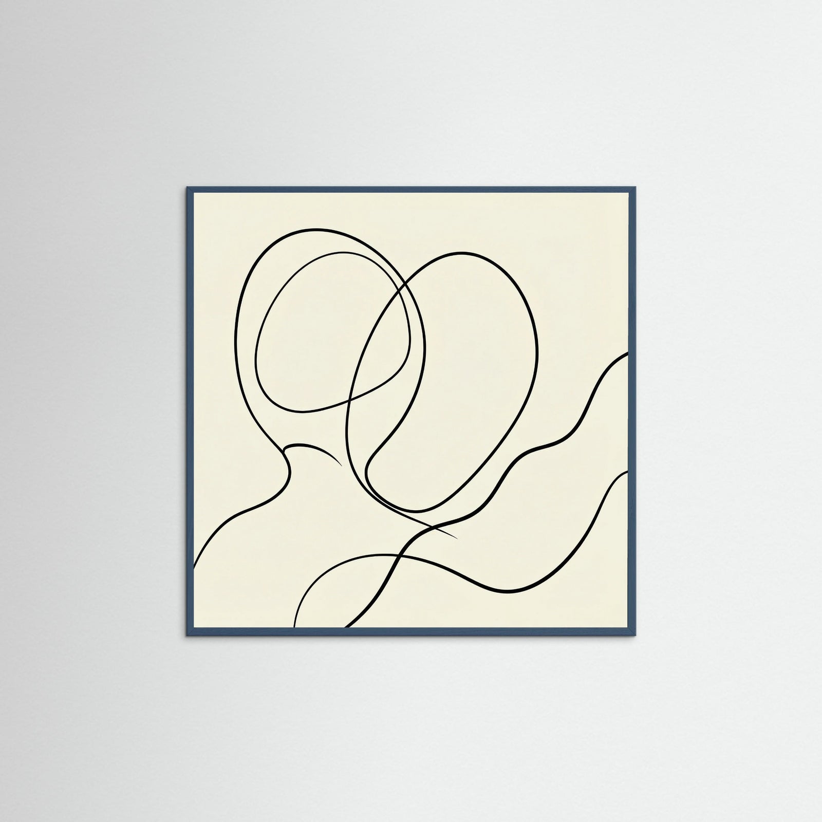 Teal Wood Square Woven Paths