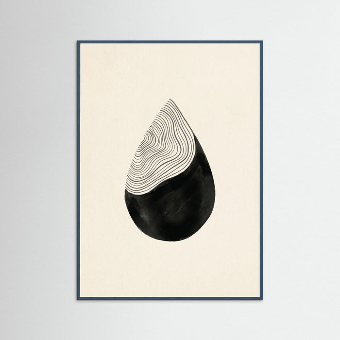 Teal Wood Stacked Crescents