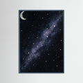 Teal Wood Starry Night